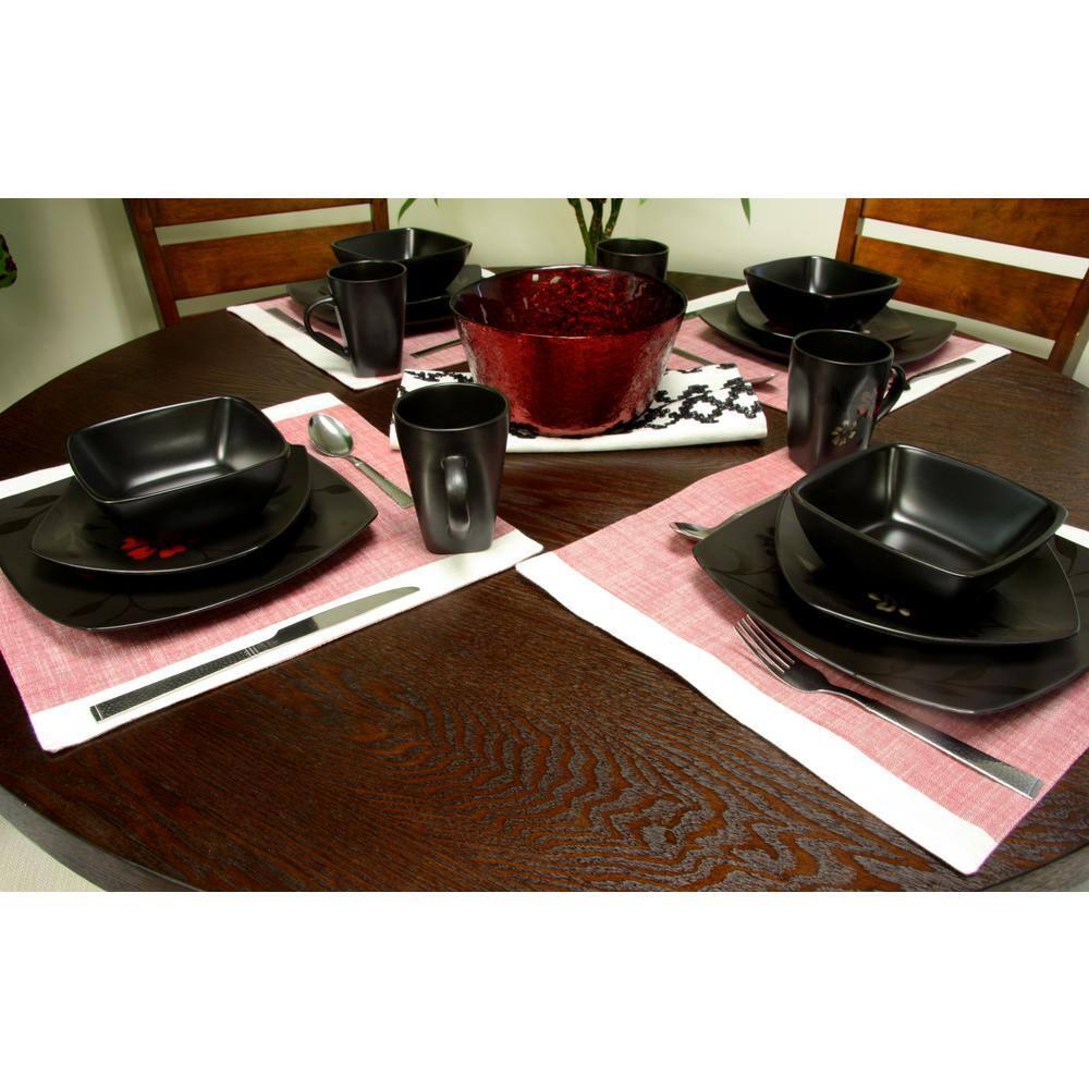 Gibson Gibson 16 Piece Evening Blossom Dinnerware Set