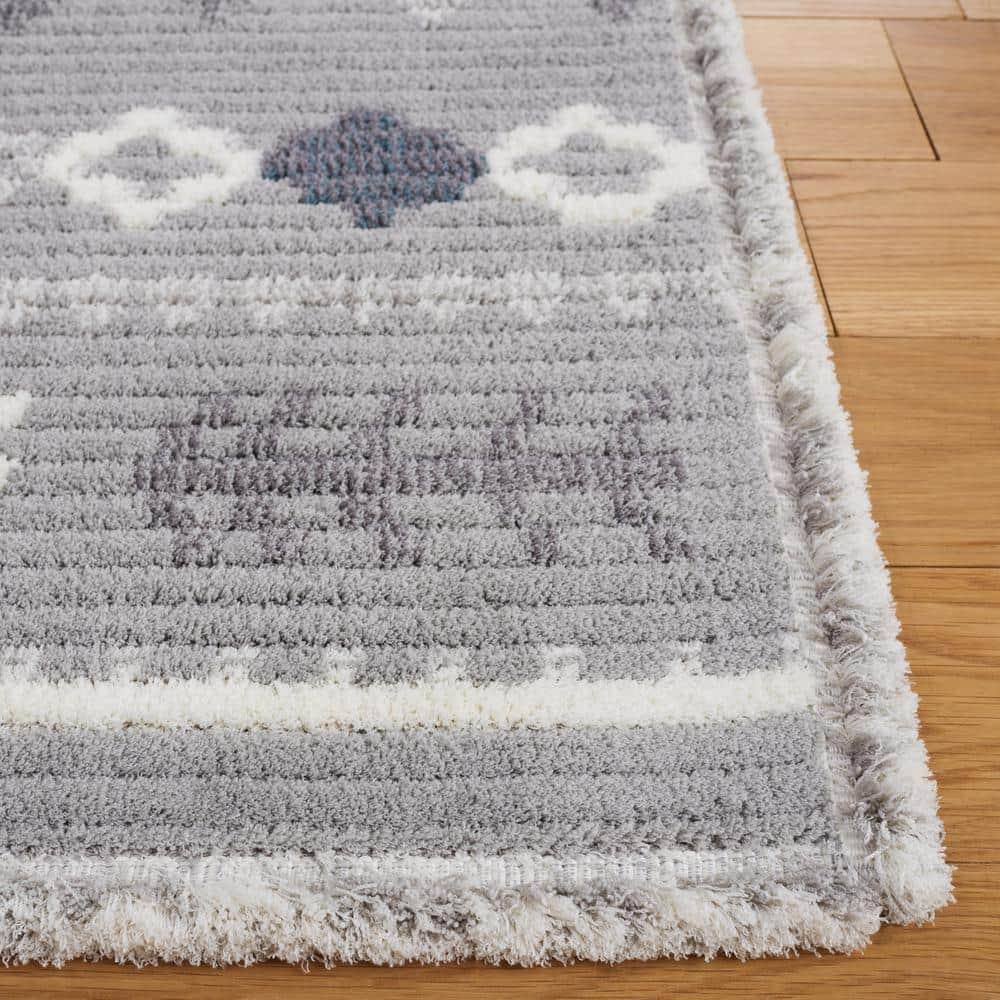 Marrakesh MRK606 Power Loomed Runner Rug - Gray/Light Gray - 2'2"x8' - Safavieh.