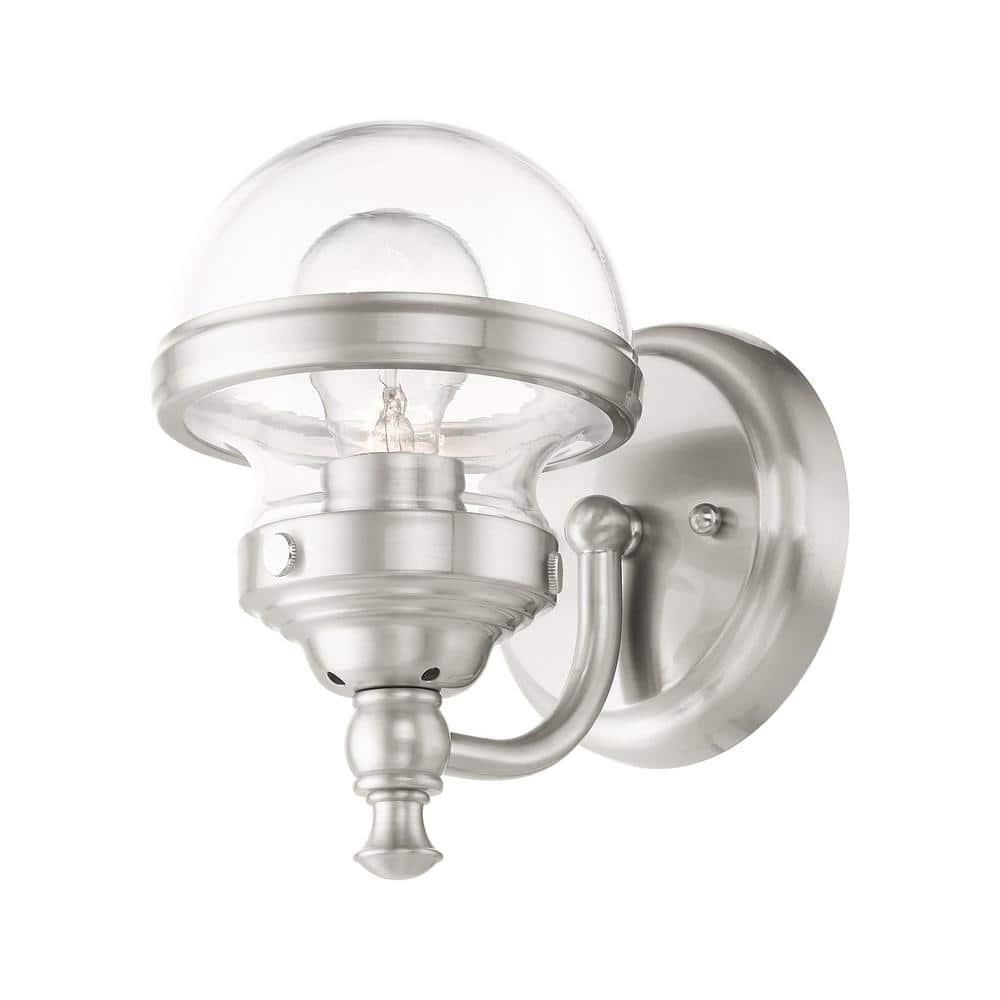 Livex Lighting Oldwick 1 - Light Vanity in  Brushed Nickel
