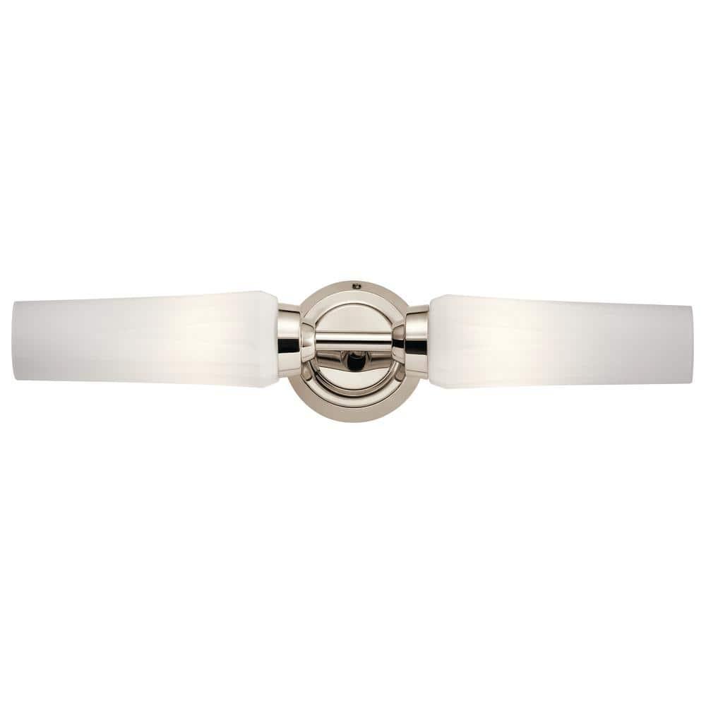 Kichler Lighting Truby 2 - Light Vanity in  Polished Nickel