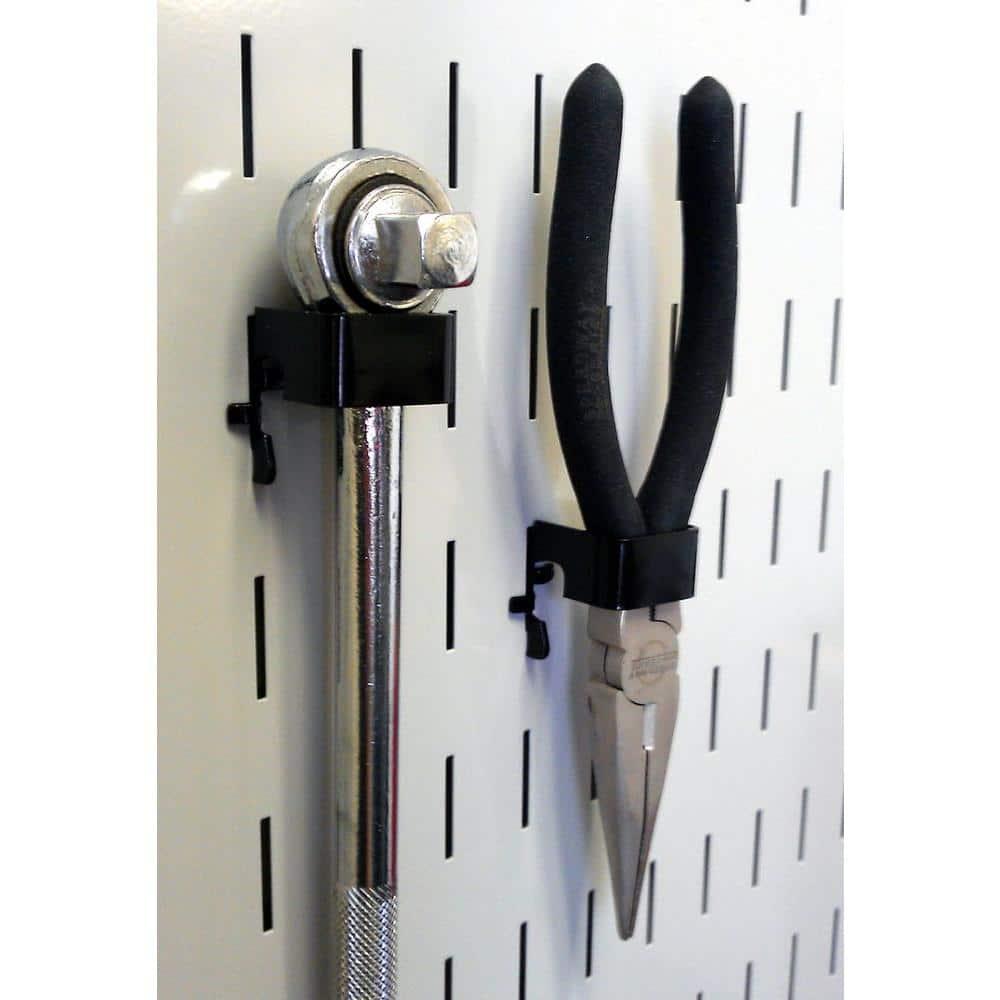 Wall Control 26 -Piece Steel Pegboard hook in Black ( 2.0-Inches W x 2.0-Inches H )