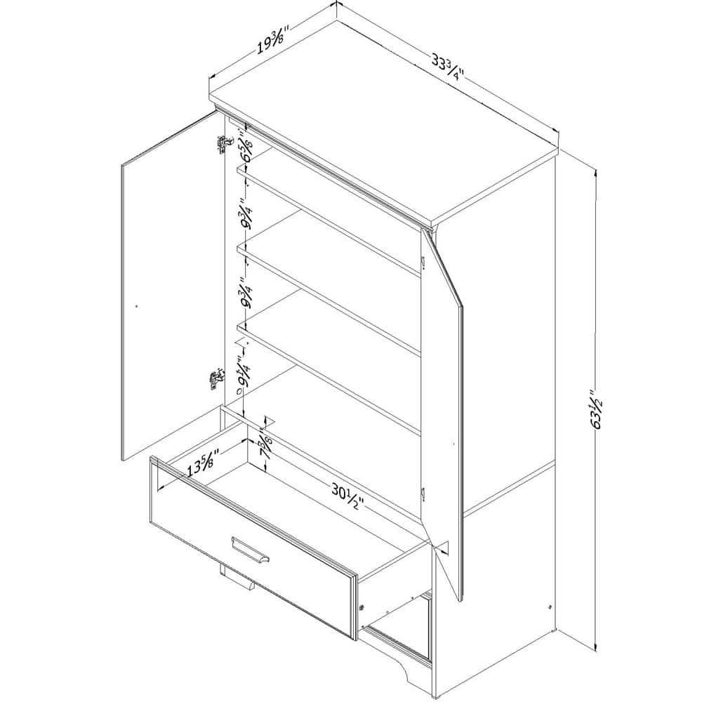 South Shore Versa Armoire