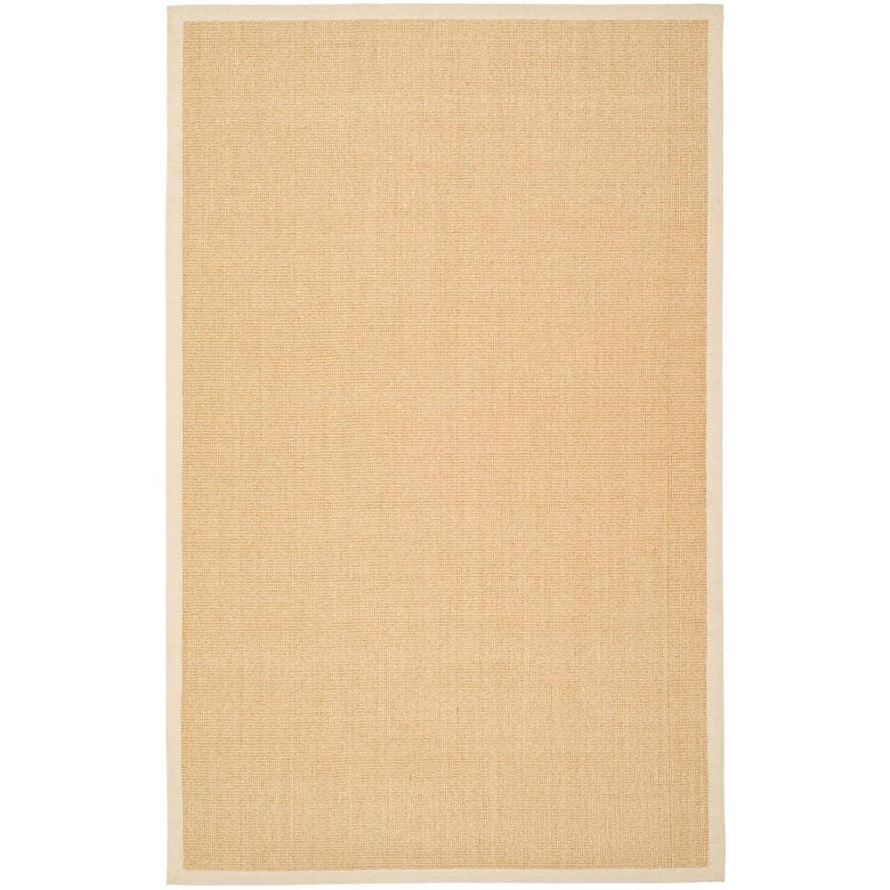 Natural Fiber NF441 Power Loomed Indoor Area Rug - Maize/Wheat - 5'x8' - Safavieh.