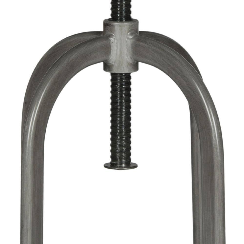 Wildomar Swivel Stool - FOX6226 - Burnt Oak/Iron - Safavieh Couture