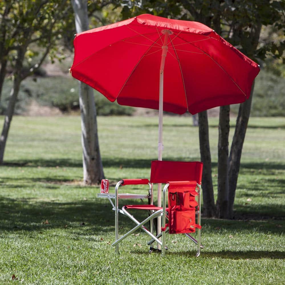 Picnic Time Sports Outdoor Portable Camp Chair with Side Table