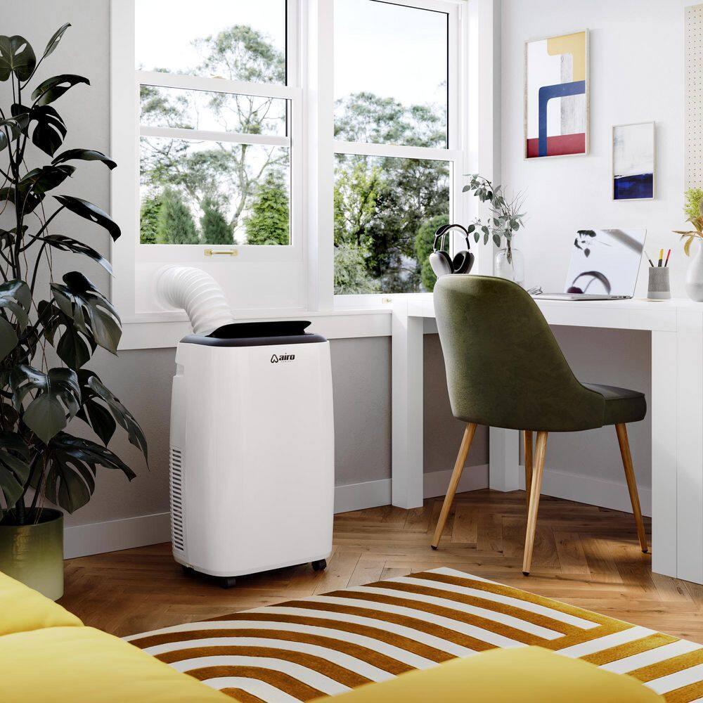 Airo Portable Air Conditioner 10000 BTU (14000 BTU ASHRAE), Standing AC Unit with DIY Window Kit