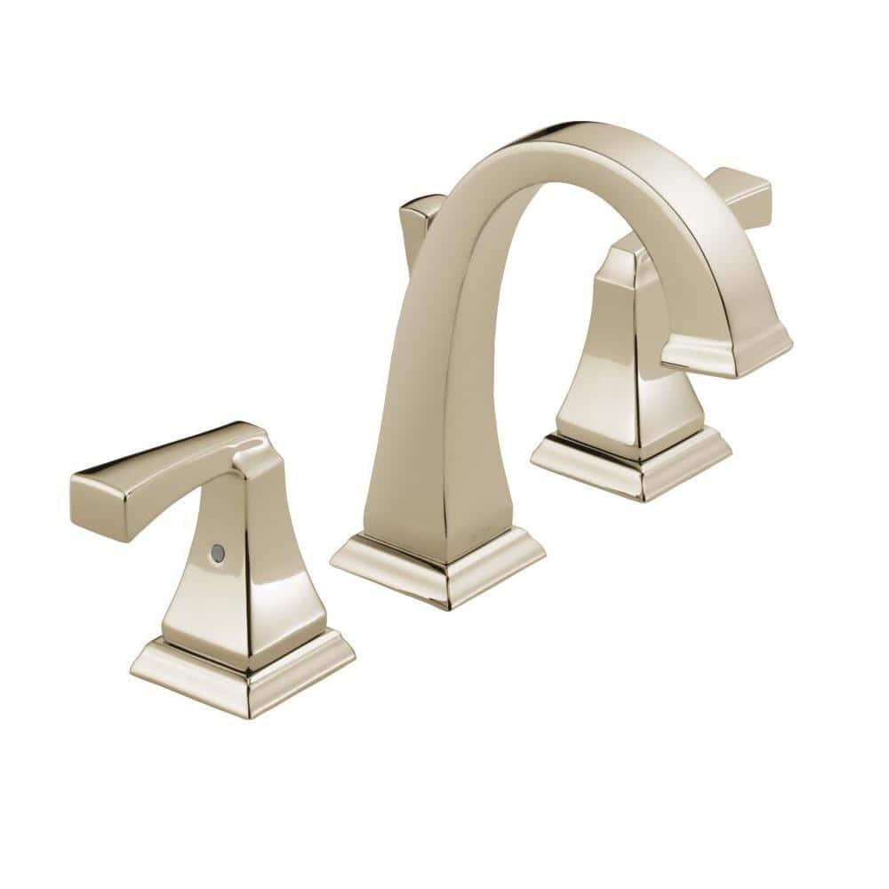 Dryden Widespread Bathroom Faucet 3 Hole, 2-handle Bathroom Sink Faucet with Drain Assembly