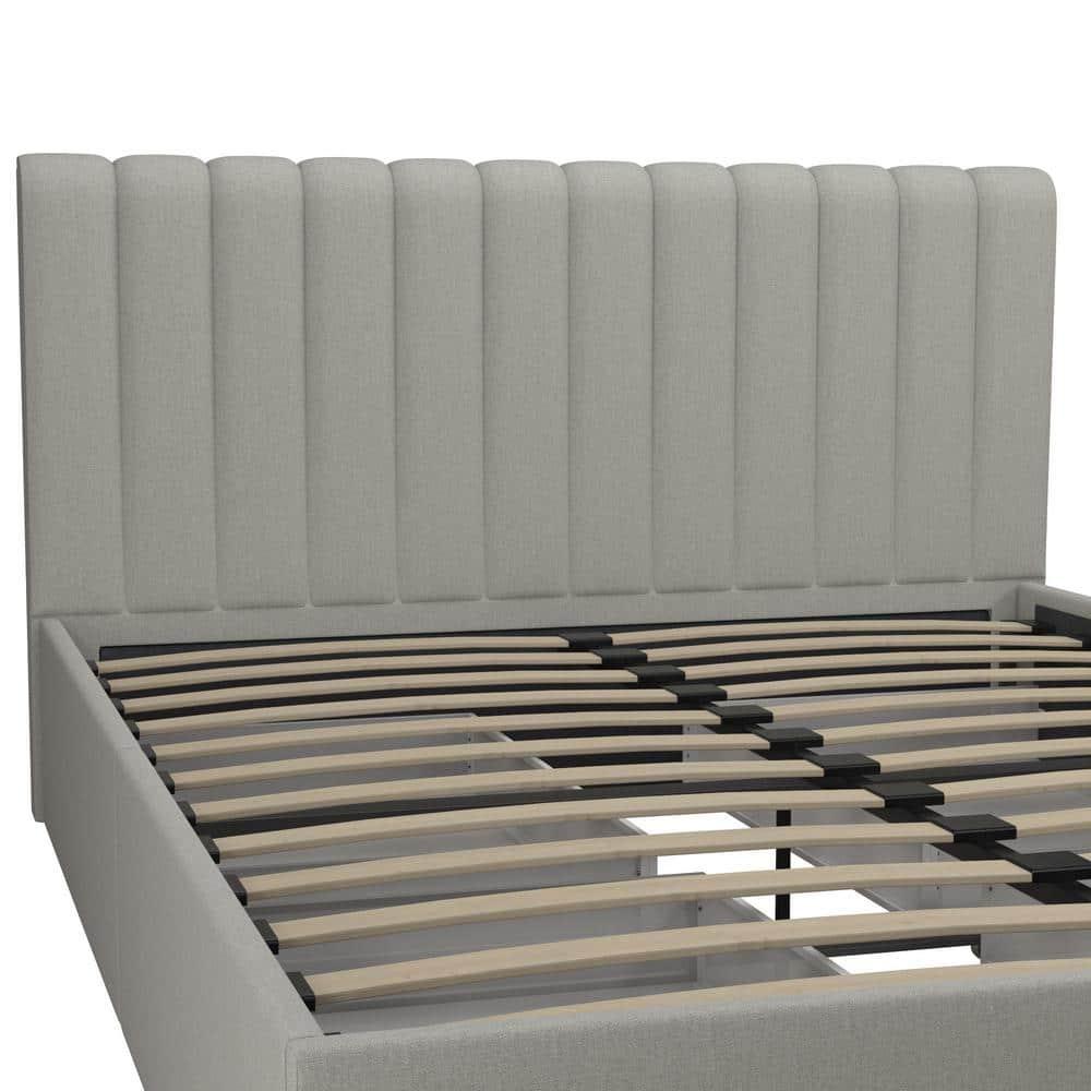 Brittany Upholstered Unfinished Platform Storage Bed