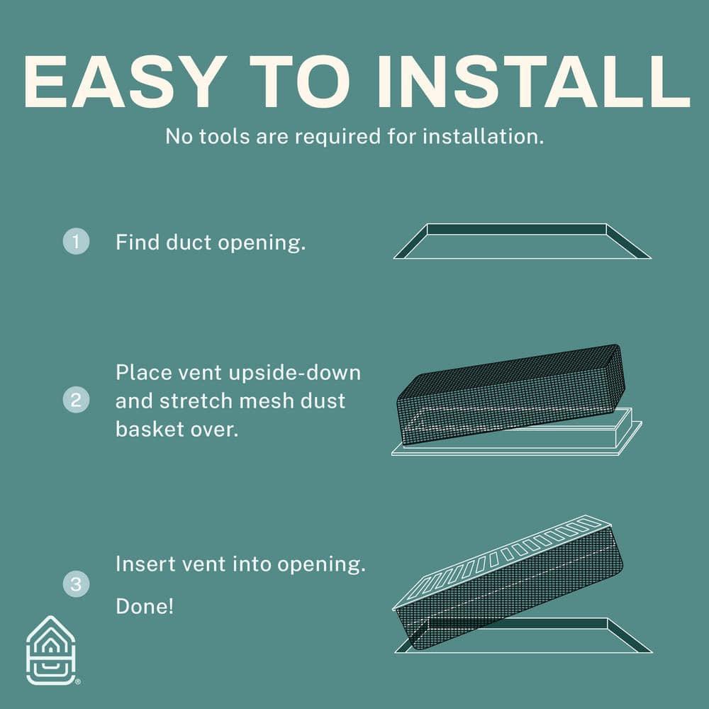 Home Intuition Victorian Floor Vent Cover Register With Mesh Net