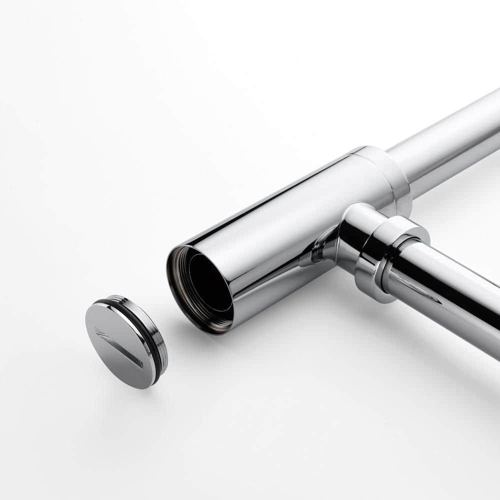 Designer 1-1/4 In. Brass Round Bottle Trap