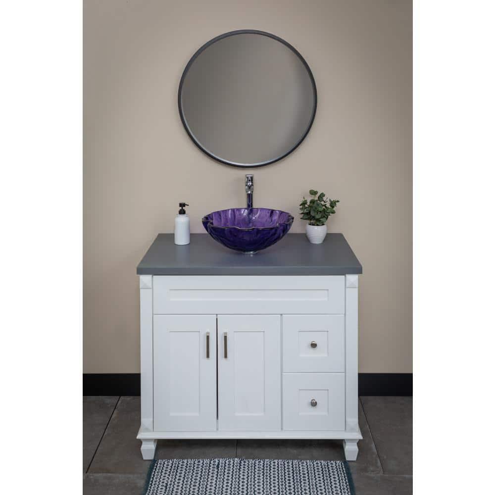 Eden Terrazzo 31'' Stone Single Bathroom Vanity Top
