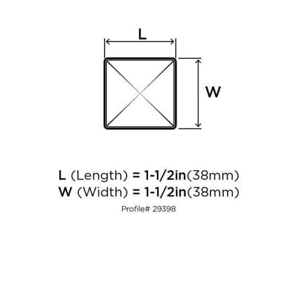 Amerock Extensity Square Knob