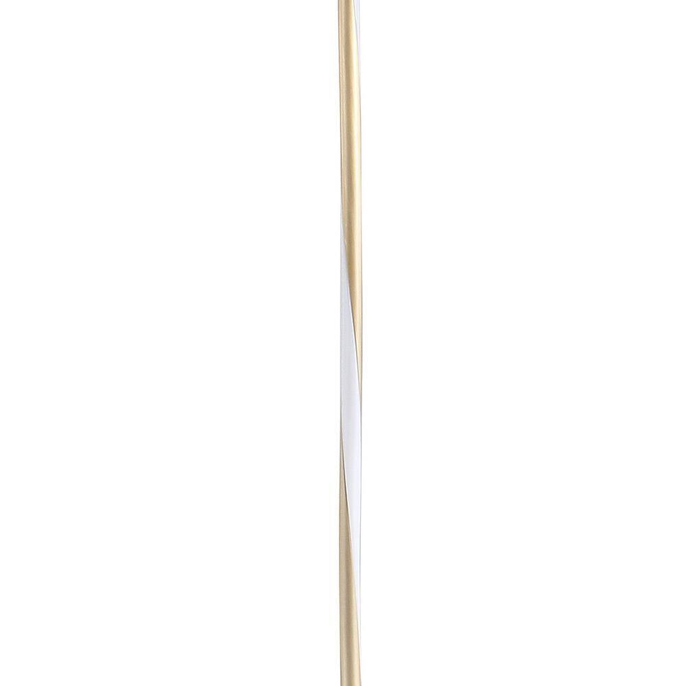 JONATHAN Y JYL7006B Pilar 63.75" LED Integrated Floor Lamp, Modern, Contemporary for living room, dinning room, bedroom, office, Gold