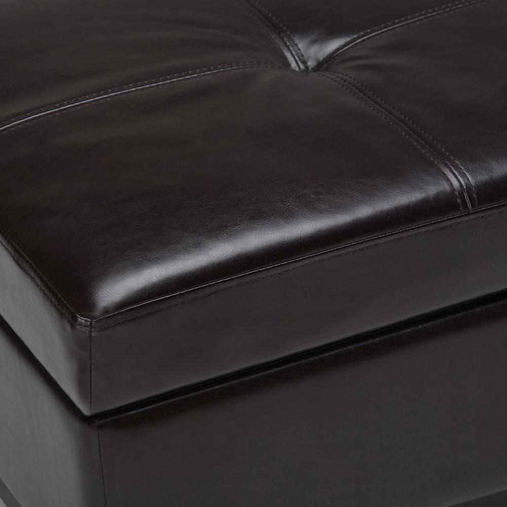 Oregon Faux Leather Ottoman