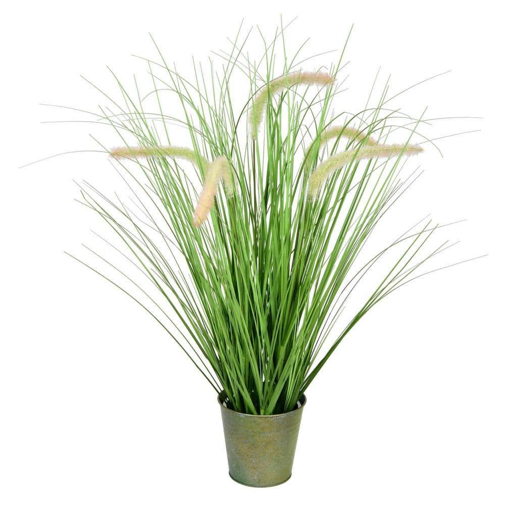 Freeport Park® 26'' Grass Tree in Metal Pot