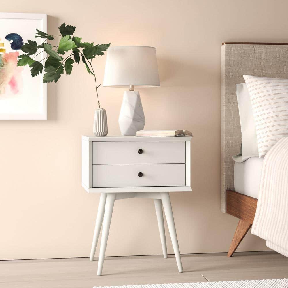 Drevy Century nightstand (White)