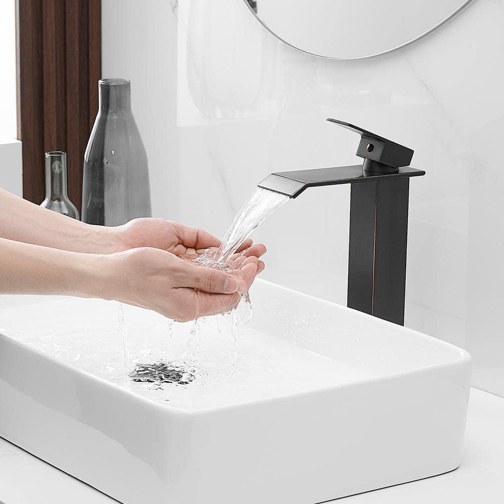 Vessel Sink Faucet Single-handle Bathroom Faucet with Drain Assembly