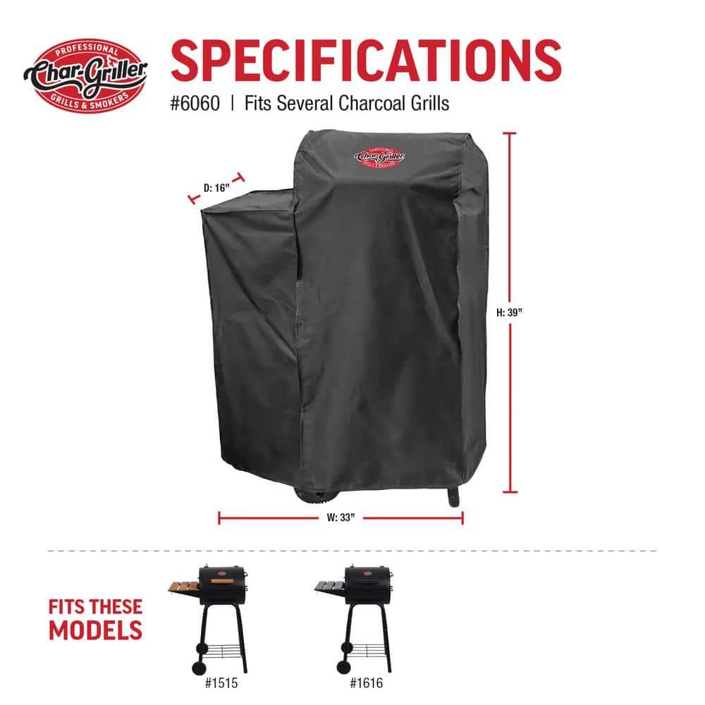 Patio Pro Charcoal Grill in Black