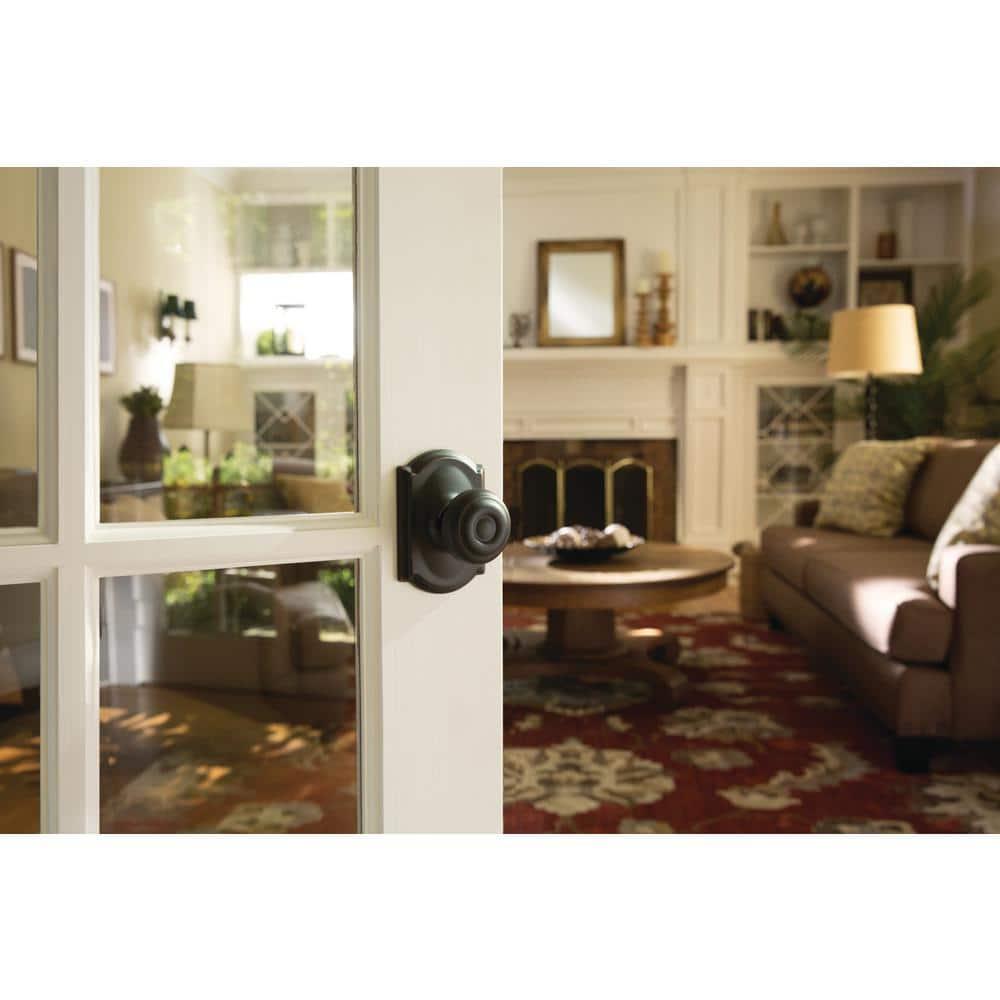Georgian Passage Knob with Camelot Trim