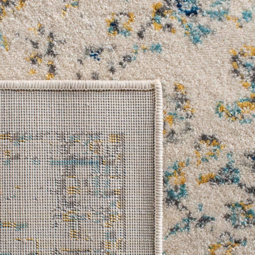Evoke EVK220 Power Loomed Area Rug - Ivory/Blue - 10'x14' - Safavieh.