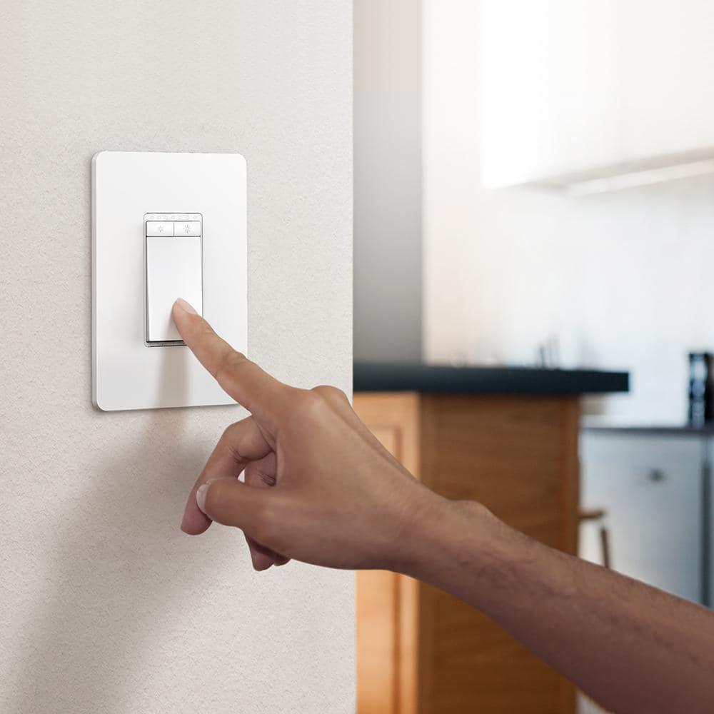 TP-Link HS220 In-Wall Smart Dimmer, No Hub Required