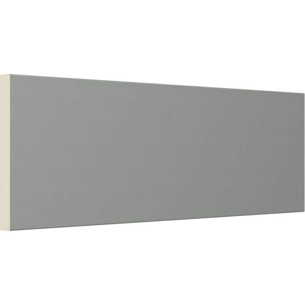 Ekena Millwork 7.5'' H x 78.75'' W x 0.75'' D Urethane Flat Trim