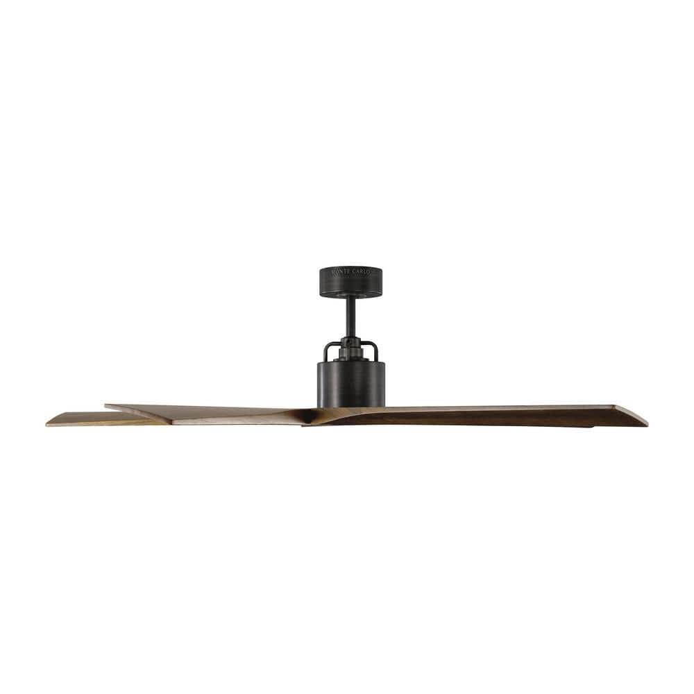 Monte Carlo 5Aspr56 Aspen 56" 5 Blade Indoor Ceiling Fan - Grey