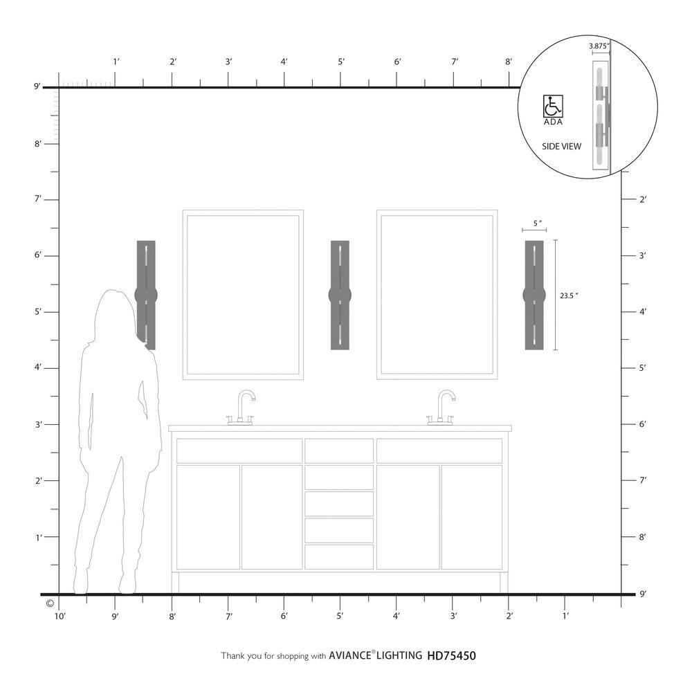 Livex Lighting Soma 3 - Light Vanity in  Brushed Nickel