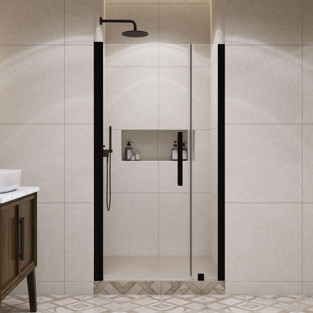 OVE Decors Pasadena 39 7/16 To 41 3/8 In. W X 72 In. H Alcove Frameless Pivot Shower Door