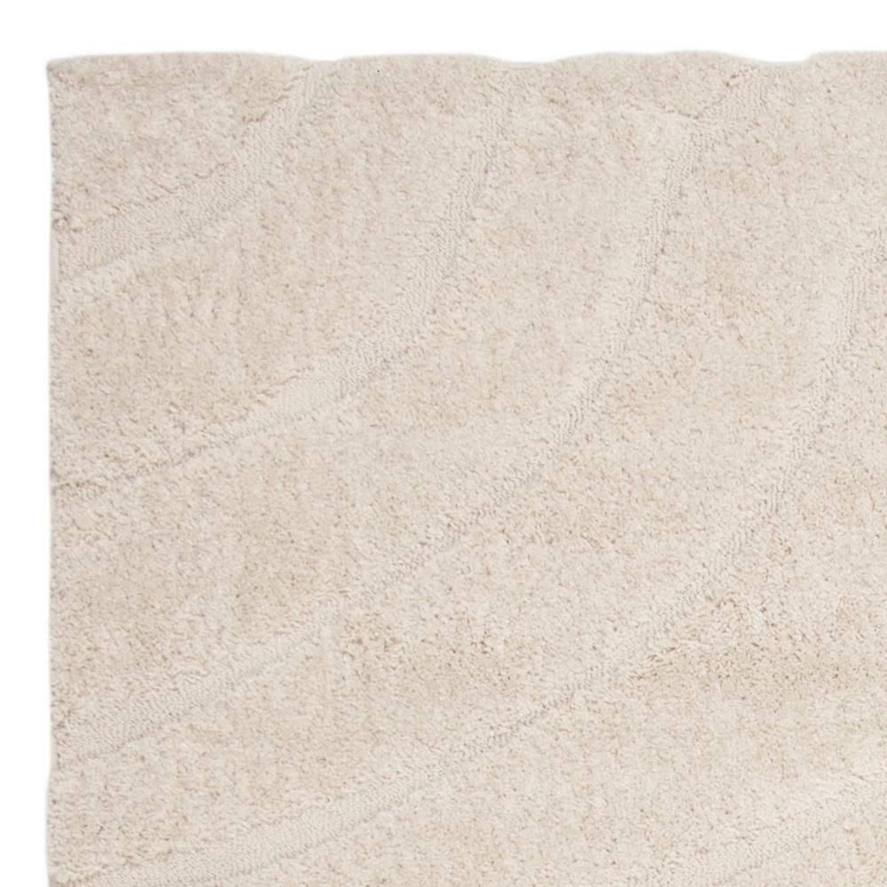 Florida Shag SG472 Power Loomed Indoor Area Rug - Creme/Creme - 8'x10' - Safavieh.