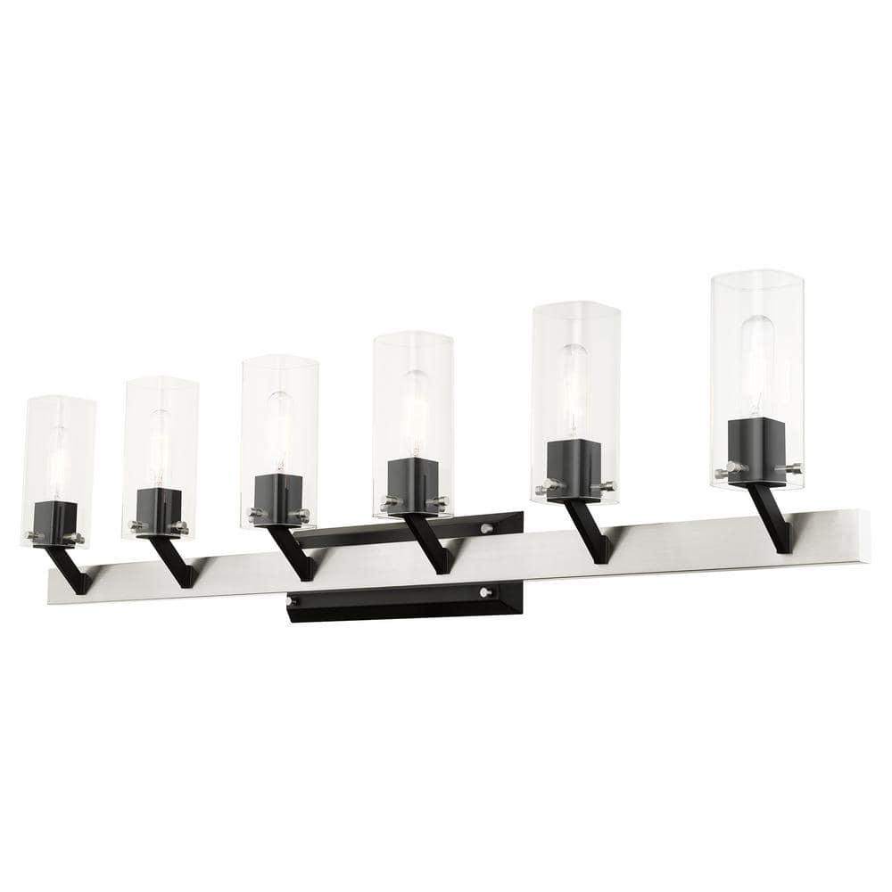 Livex Lighting Beckett 6 - Light Vanity in  Brushed Nickel