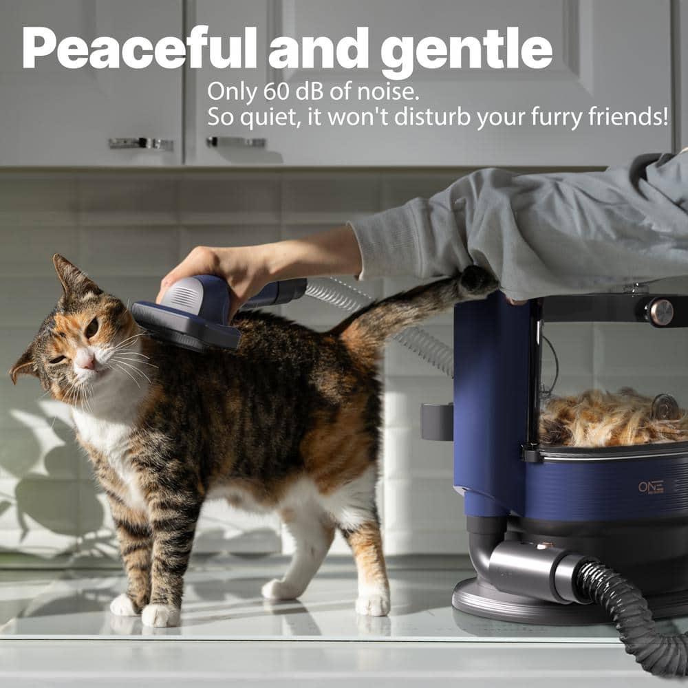 One Premium Pet Vacuum with Dog Grooming Kit, Pet Grooming Vacuum & Dog Clippers & Dog Brush for Shedding