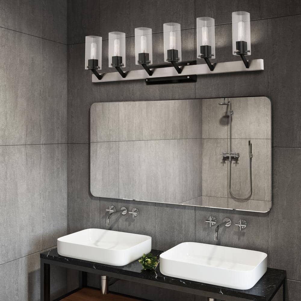 Livex Lighting Beckett 6 - Light Vanity in  Brushed Nickel