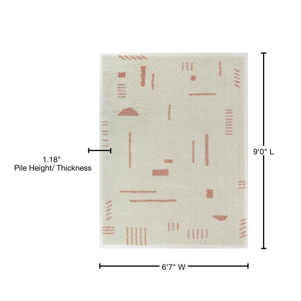 Morin White/Pink Rug