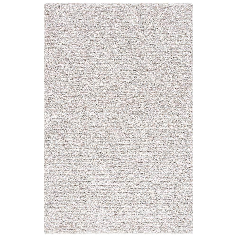Ultimate Shag SGU211 Hand Tufted Indoor Accent Rug - Sand/Ivory - 3'x5' - Safavieh.