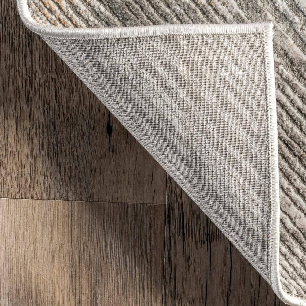 Nuloom Helene Abstract 5x8 Indoor Area Rug for Living Room Bedroom Dining Room Kitchen, Beige/Ivory