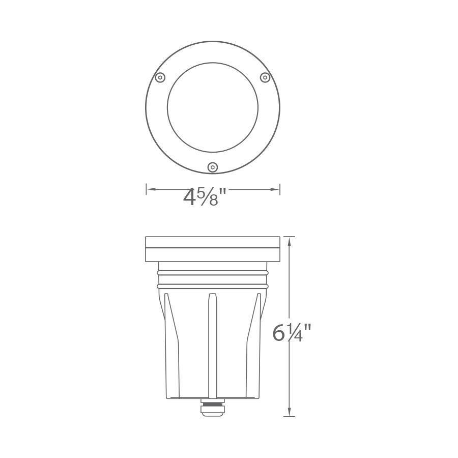 Metal Well Light