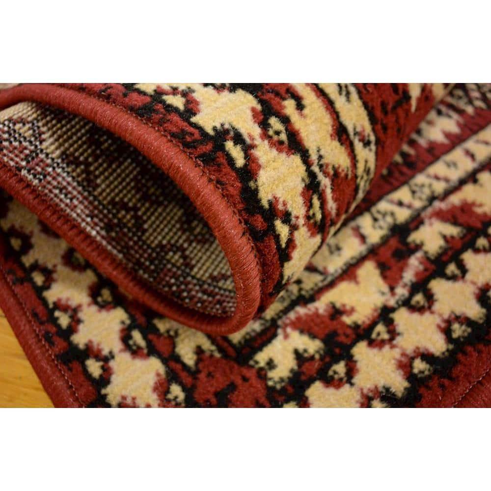 Unique Loom 2' 0 x 3' 1 Red Taftan Oasis Area Rug