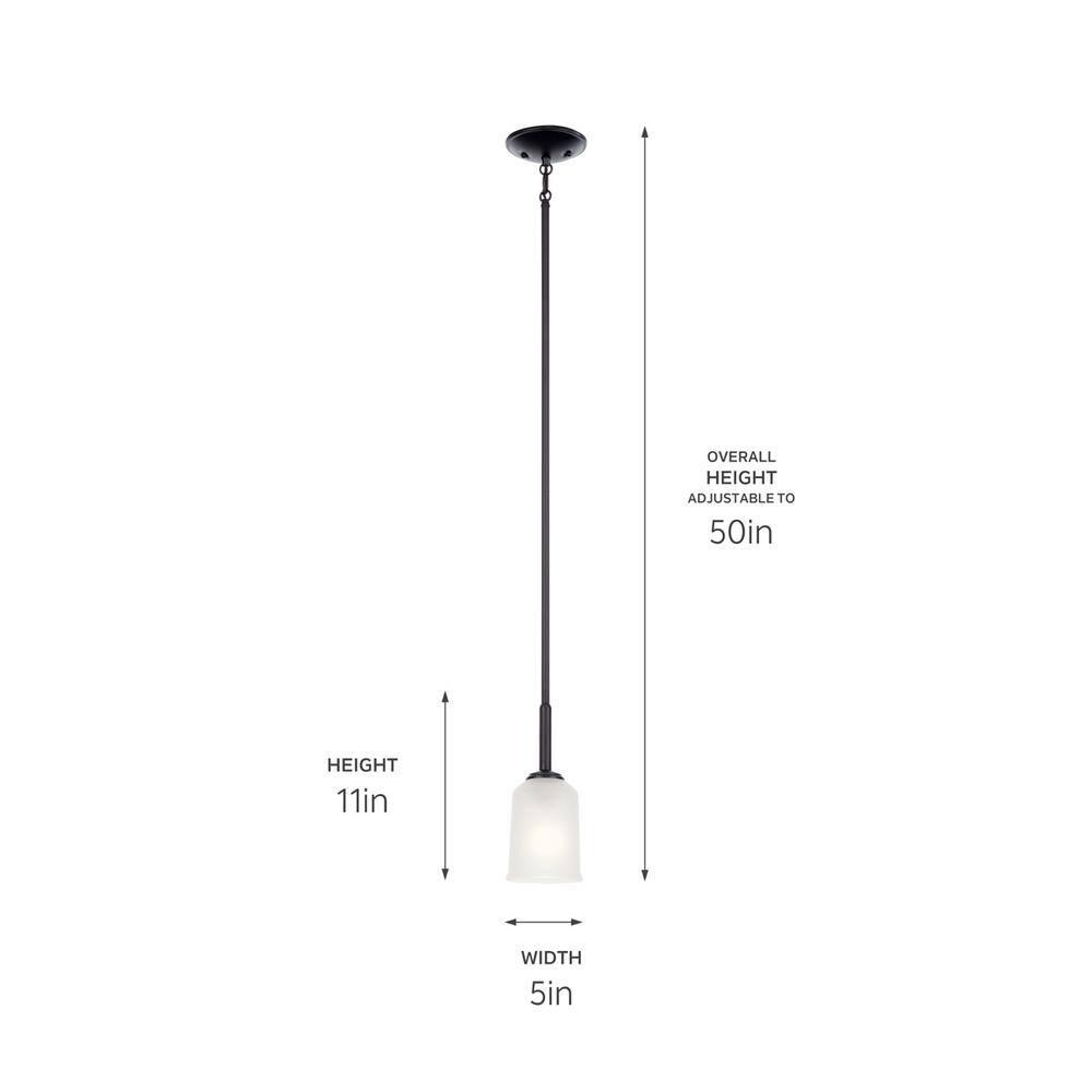Kichler Lighting Shailene 1 - Light Pendant in  Black