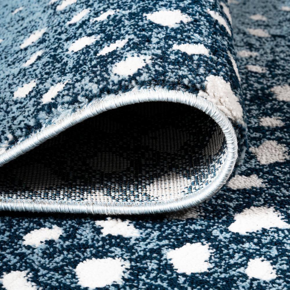3'x 5' Antelope Modern Animal Area Rug, Blue/Cream - JONATHAN Y