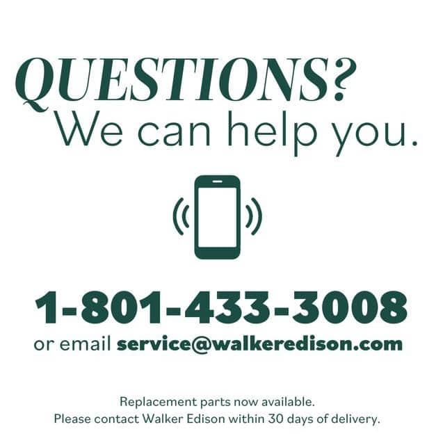 Walker Edison Mid-Century Modern Oval Glass Coffee Table