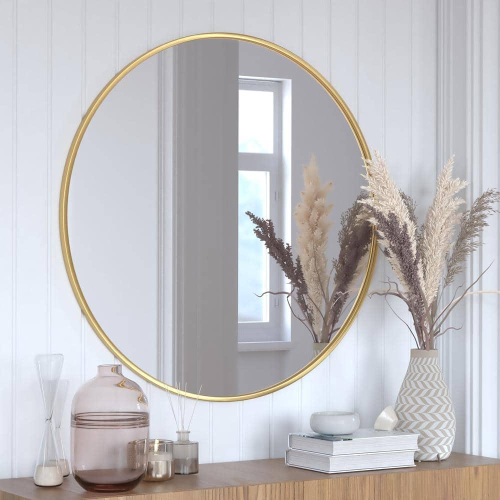 Taylor & Logan Metal Round Wall Mirror