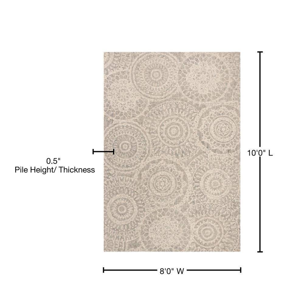 Salerna Hand Tufted Wool Abstract Rug