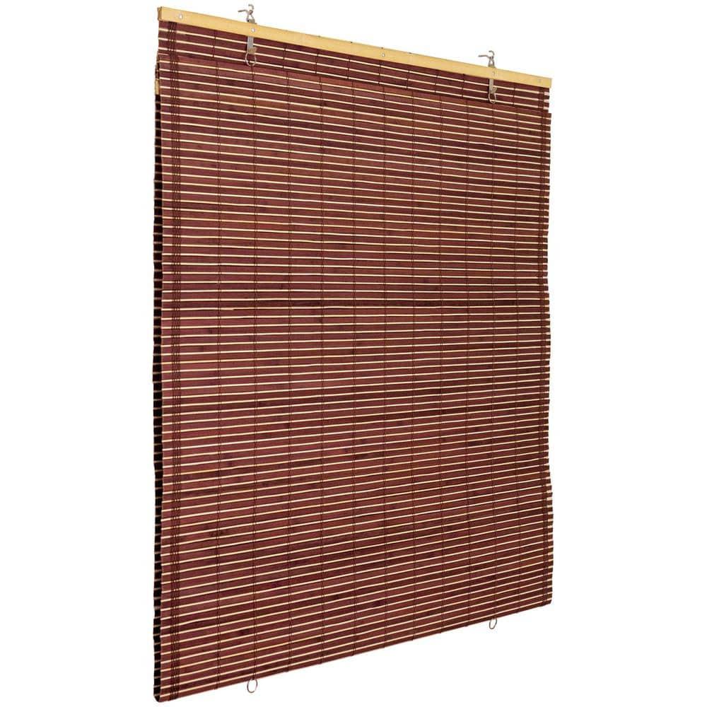 Bamboo Cordless Window Shade - Mahogany 60" W
