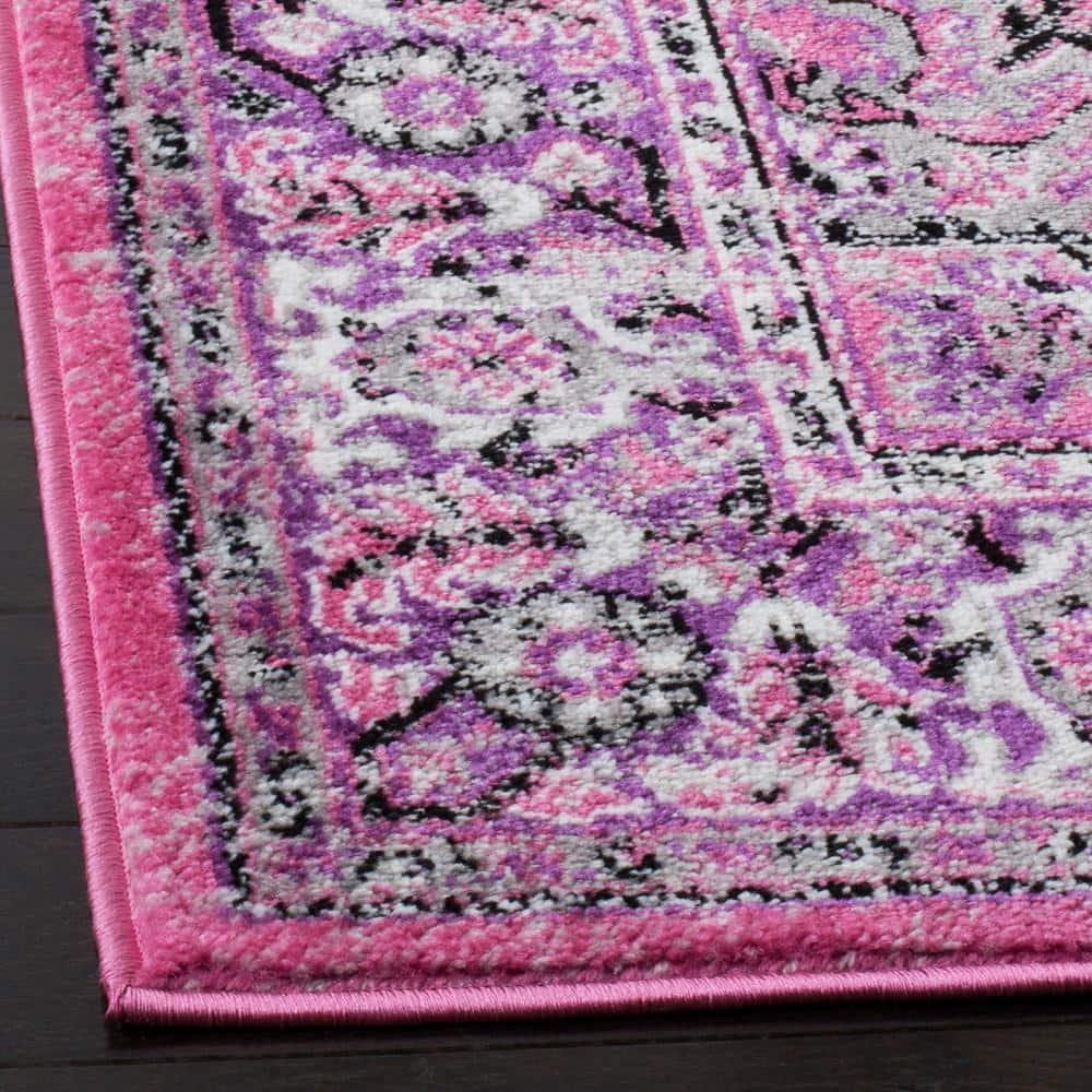 Skyler SKY126 Power Loomed Indoor Area Rug - Pink/Ivory - 8'x10' - Safavieh.