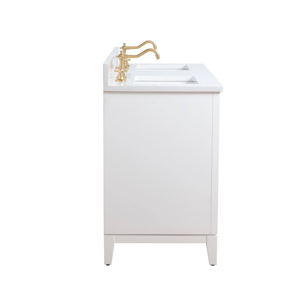 60 Double Bathroom Vanity with Top