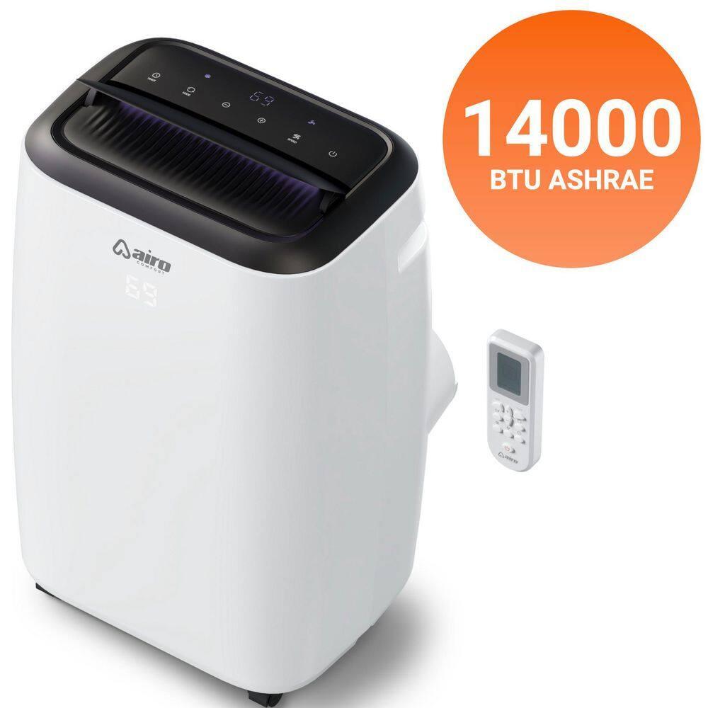 Airo Portable Air Conditioner 10000 BTU (14000 BTU ASHRAE), Standing AC Unit with DIY Window Kit