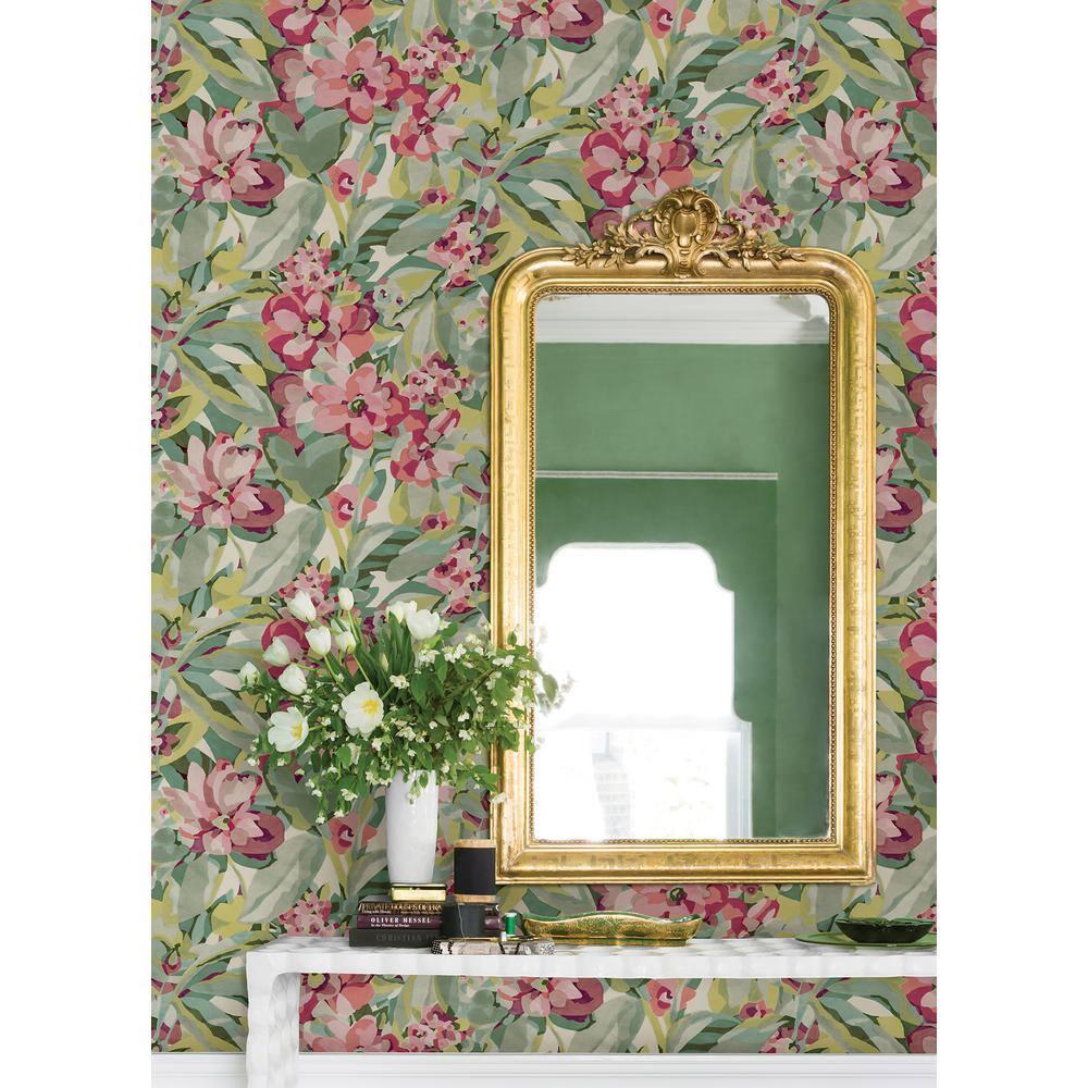 Belles Fleurs Peel & Stick Floral Roll
