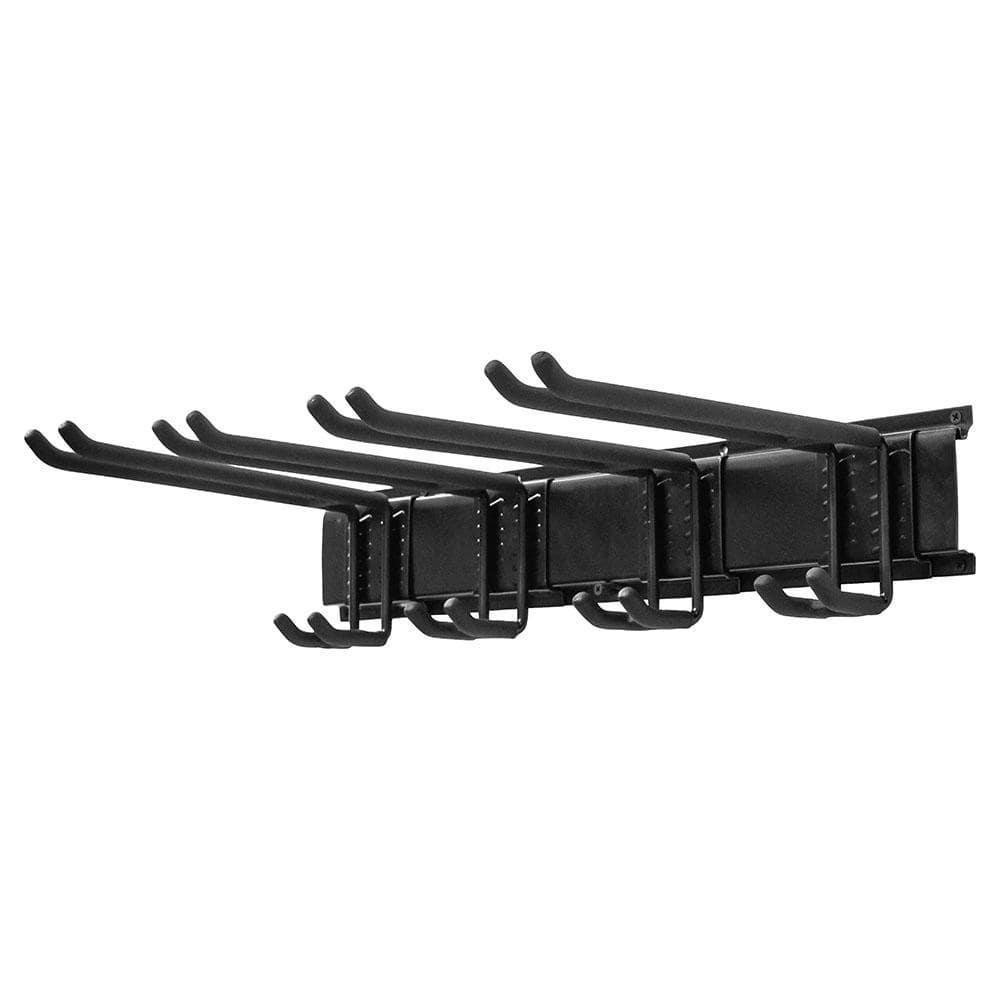RaxGo Ski Rack, Ski Wall Mount Holds 4 Pairs of Skis & Skiing Poles or Snowboard, for Home & Garage