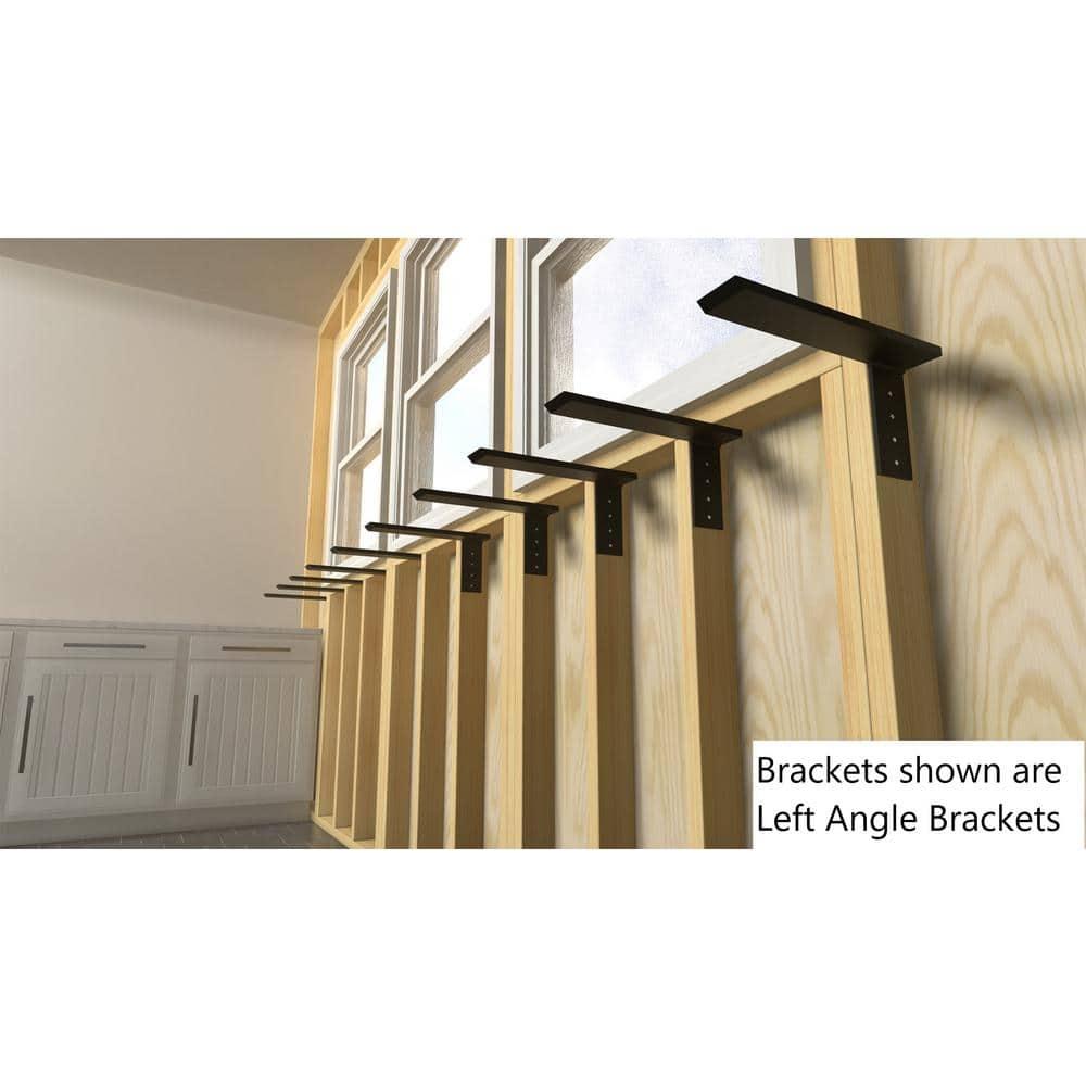 The Original Granite Bracket The Original™ Side Wall Hidden Countertop Support Standard Bracket - (Right, Steel)